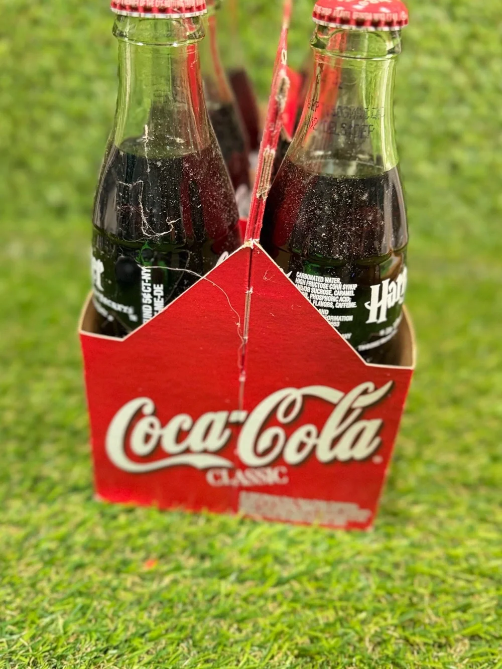 Vintage HARRY POTTER  6 PK 8oz COCA-COLA BOTTLES UNOPENED